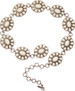 Angel Ranch® Ladies' Copper/White Concho Chain Belt