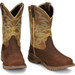 SALE Tony Lama® Men's Brown Roustabout WP 11" Steel Square Toe Work Boots