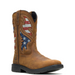 SALE Wolverine® Men's Brown Rancher Flag WP Steel Toe Wellington Work Boots