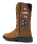 SALE Wolverine® Men's Brown Rancher Flag WP Steel Toe Wellington Work Boots