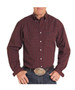 PANHANDLE SLIM Panhandle Rough Stock® Men's L/S Burgundy Print Button Shirt