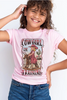 SALE Colorbear® Girls' S/S Pink Cowgirl In Training Tee