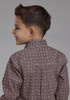 SALE Roper® Boys' L/S Ginger Brown Diamond Print Button Shirt SALE Roper® Boys' L/S Ginger Brown Diamond Print Button Shirt