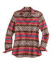 Tin Haul® Ladies' L/S Brown Aztec Blanket Print Snap Shirt