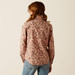 SALE Ariat® Girls' L/S Flowers n' Horseshoes Print Snap Shirt