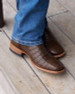 TECOVAS Tecovas® Men's William Granite/Red Caiman Square Toe Boots TECOVAS Tecovas® Men's William Granite/Red Caiman Square Toe Boots