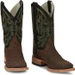 SALE Justin® Men's Tobac Brown King FQ Ostrich Square Toe Boots