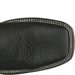 SALE Justin® Men's Black Three Bars Smooth Ostrich Square Toe Boots
