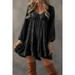 SALE Little Daisy Closet® Ladies' L/S Tiered Ruffled Puff Sleeve Mini Dress