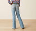 Ariat® Girls' Hasley Boot Cut Jeans in Porto