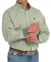 SALE Cinch® Men's L/S Lime/Navy Medallion Print Button Shirt