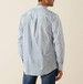 Ariat® Men's L/S Booker Blue Print WF Fitted Button Shirt Ariat® Men's L/S Booker Blue Print WF Fitted Button Shirt