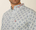 Ariat® Men's L/S Team Prestley Blue Diamond Print Button Shirt