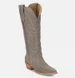 SALE Tony Lama® Ladies' Ash Grey Liz 15" Suede Snip Toe Boots