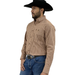 SALE Wrangler George Strait® Men's L/S Brown Plaid Button Shirt