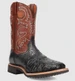 SALE Dan Post® Men's Black Caiman/Brown Top Egan Square Toe Boots