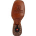 SALE Durango® Men's PRCA Chestnut/Black Shrunken Bullhide Square Toe Boots