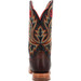 SALE Durango® Men's PRCA Chestnut/Black Shrunken Bullhide Square Toe Boots