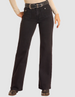 SALE Rock & Roll Denim® Ladies' Black HR Relaxed Flare Jeans