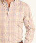 Panhandle Rough Stock® Men's L/S Natural Ombre Plaid Button Shirt Panhandle Rough Stock® Men's L/S Natural Ombre Plaid Button Shirt