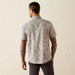 SALE Ariat® Men's S/S Morris Grey Palm Print Modern Fit Button Shirt