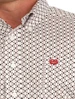 SALE Cinch® Men's L/S White/Black Geo Print Button Shirt