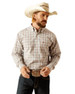 Ariat® Men's L/S Grey/Rust Plaid Pro Series Classic Fit Button Shirt Ariat® Men's L/S Grey/Rust Plaid Pro Series Classic Fit Button Shirt