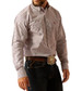 Ariat® Men's L/S Pro Series Glen Brick/White Check Button Shirt Ariat® Men's L/S Pro Series Glen Brick/White Check Button Shirt