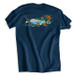 SALE Scales Gear® Ladies' S/S Navy Dorado Floral Boat T-Shirt