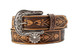 M & F WESTERN PRODUCTS Nocona® Ladies' Brown/Tan Embossed Panels/Daisy Conchos Belt M & F WESTERN PRODUCTS Nocona® Ladies' Brown/Tan Embossed Panels/Daisy Conchos Belt