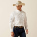 Ariat® Men's L/S White/Khaki Team Logo Button Shirt Ariat® Men's L/S White/Khaki Team Logo Button Shirt