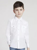 SALE Ely Cattleman® Boys' L/S Solid White Western Pearl Snap Shirt
