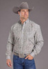 SALE Stetson® Men's L/S Grey Paisley Print Button Shirt