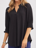 SALE Dear Scarlett® Ladies' 3/4 Sleeve Smock Blouse