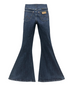 SALE Wrangler x Lainey Wilson® Ladies' Dark Wash Pull-on Bell Bottom Jeans