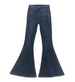 SALE Wrangler x Lainey Wilson® Ladies' Dark Wash Pull-on Bell Bottom Jeans
