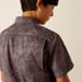 Ariat® Boys' S/S Nine Iron/Purple Leaf Print VentTEK Outbound Button Shirt Ariat® Boys' S/S Nine Iron/Purple Leaf Print VentTEK Outbound Button Shirt