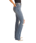 SALE Rock & Roll Denim® Ladies' MR Medium Wash Distressed Boot Cut Jeans