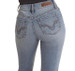 SALE Rock & Roll Denim® Ladies' MR Medium Wash Distressed Boot Cut Jeans
