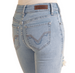 SALE Rock & Roll Denim® Ladies' HR Light Wash Distressed Boot Cut Jeans
