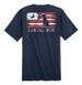 Local Boy® Men's S/S Navy Painted USA Flag T-Shirt