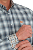 SALE Cinch® Men's L/S Multi-Blue Plaid Button Shirt