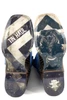 SALE Tin Haul® Men's Brown Gridlock Stitch/Blue Top Boots
