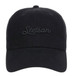 Stetson® All Black Canvas Stetson Script Cap