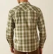 SALE Ariat® Men's L/S Olive Plaid Hermie Retro Fit Snap Shirt
