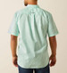 SALE Ariat® Men's S/S Aqua Print WF Ellis Classic Fit Button Shirt