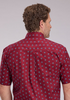 SALE Roper® Men's S/S Red Diamond Print Button Shirt