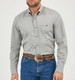Wrangler® George Strait™ Men's L/S Solid Grey Button Shirt Wrangler® George Strait™ Men's L/S Solid Grey Button Shirt