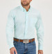 Wrangler® Cody Johnson™ Men's L/S Pear Green Stripe Button Shirt