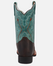 SALE Dan Post® Children's Chocolate/Turquoise Salina Square Toe Boots
